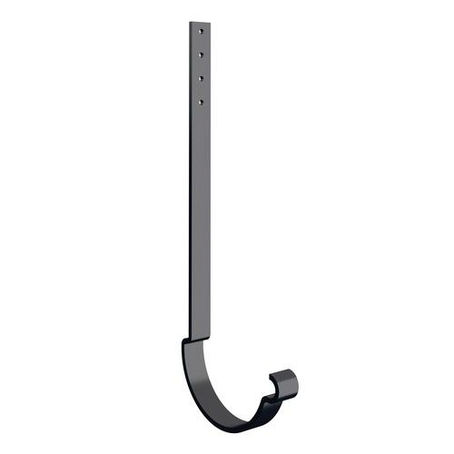 Lindab Steel Gutter 350mm Rafter Bracket - 125mm Matte Black