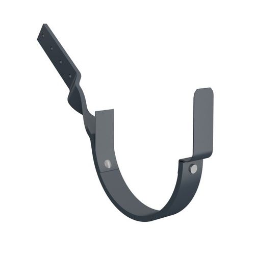 Lindab Steel Gutter Side Fix Rafter Bracket - 125mm Graphite