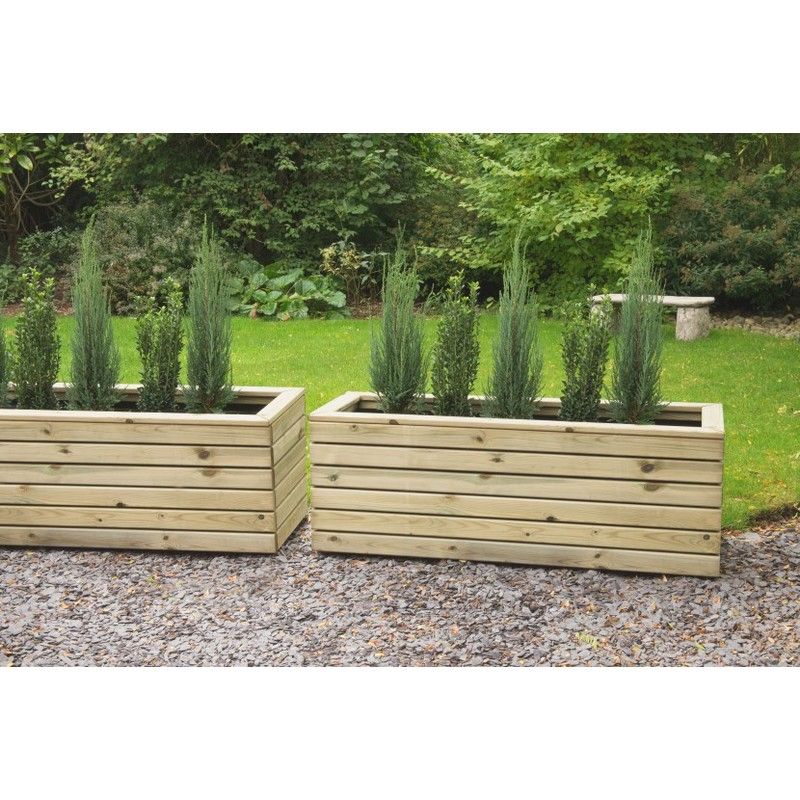 Long Wooden Planter - 1200mm x 400mm