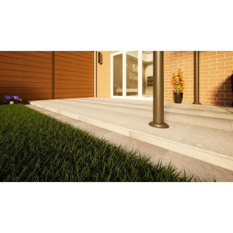 Limestone Paving - 600mm x 600mm x 25mm Graphite Grey
