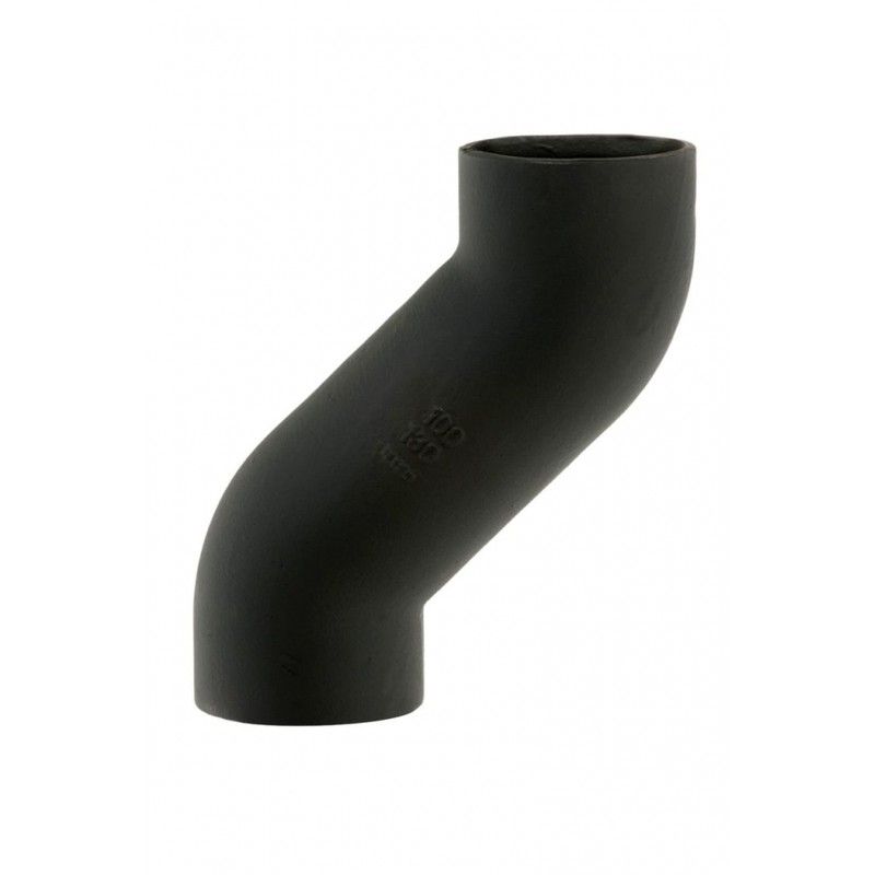 Mech 416 Cast Iron Soil Offset Bend - 130mm Projection x 50mm
