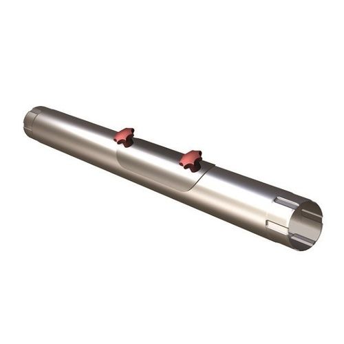 Lindab Magestic Steel Rod Access Downpipe - 100mm x 1mtr Galvanised