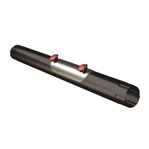 Lindab Steel Rod Access Downpipe - 87mm x 1mtr Black