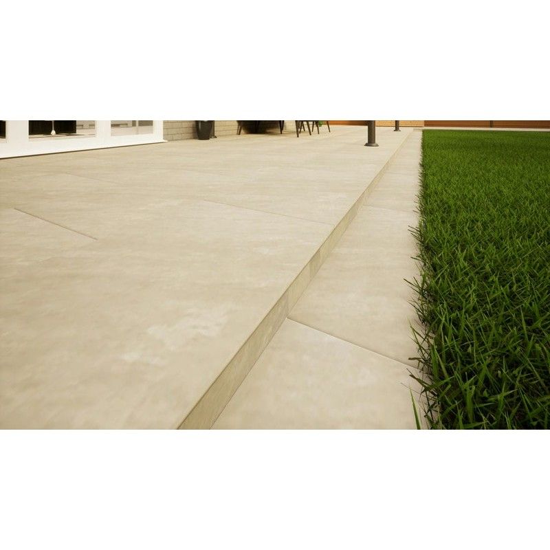 Porcelain Paving - 900mm x 600mm x 20mm Kandla Grey