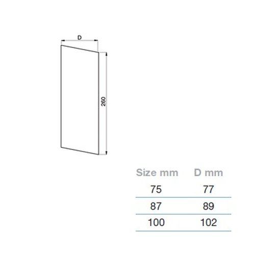 Lindab Steel Sliding Downpipe - 100mm Brown