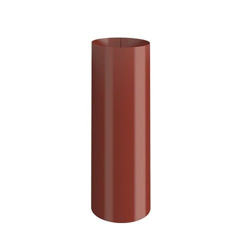 Lindab Steel Sliding Downpipe - 75mm Tile Red