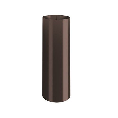 Lindab Steel Sliding Downpipe - 87mm Coffee Brown