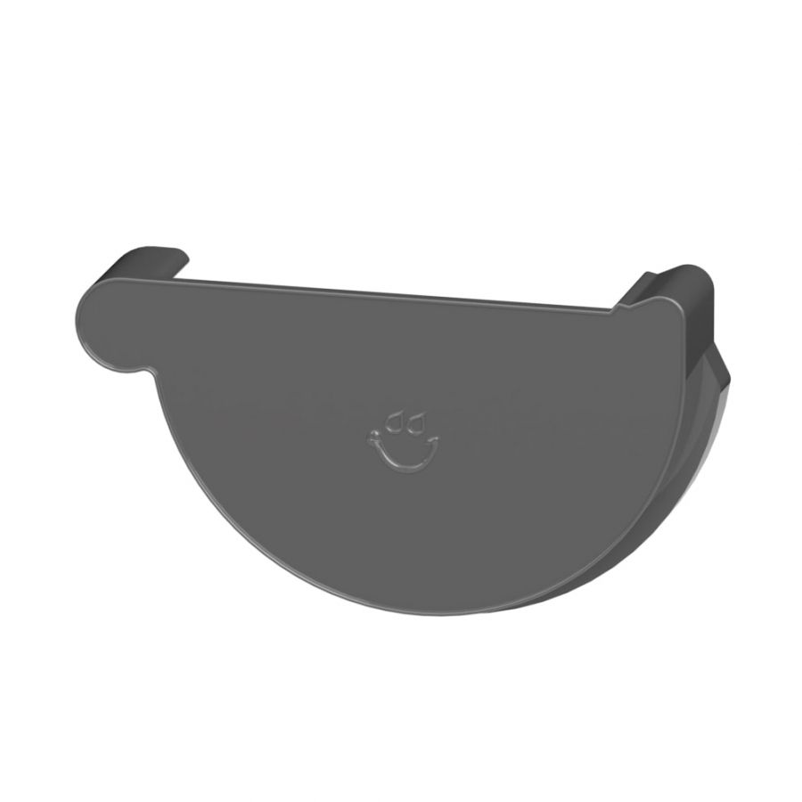 Galeco PVC Half Round Gutter Kit Grey - 150mm