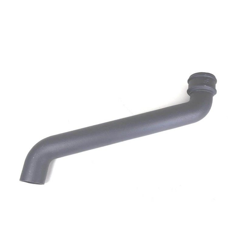 Cast Iron Round Downpipe Offset - 533mm Projection 65mm Primed