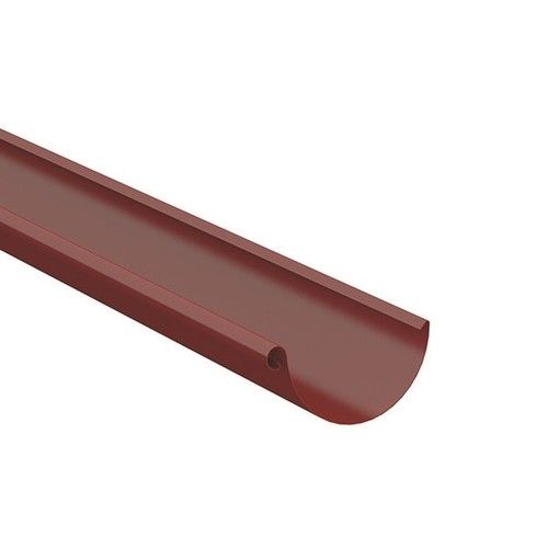Lindab Steel Gutter - 190mm x 3mtr Dark Red