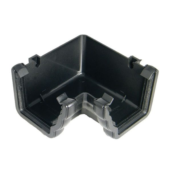 FloPlast Cast Iron Effect Ogee Gutter Internal Angle - 90 Degree x 110mm x 80mm