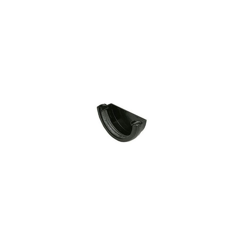 FloPlast Mini Gutter External Stopend - 76mm Black