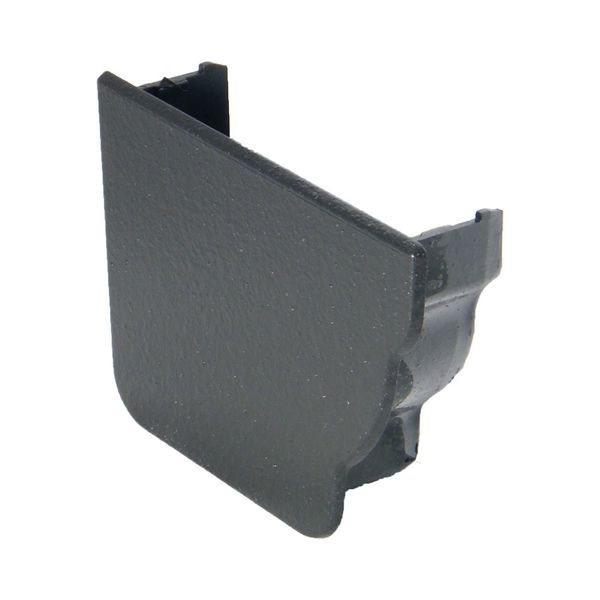 FloPlast Cast Iron Effect Ogee Gutter Internal Stopend Left Hand - 110mm x 80mm