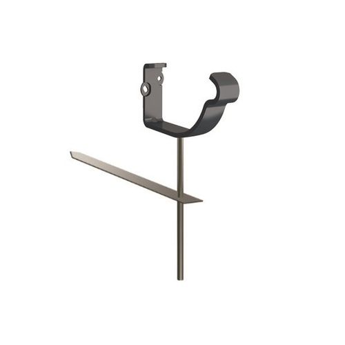 Lindab Steel Gutter Rise & Fall Bracket - 100mm Graphite
