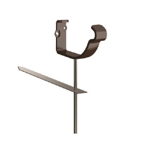 Lindab Steel Gutter Rise & Fall Bracket - 125mm Brown