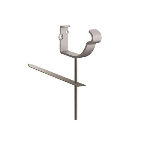 Lindab Steel Gutter Rise & Fall Bracket - 125mm Silver Metallic