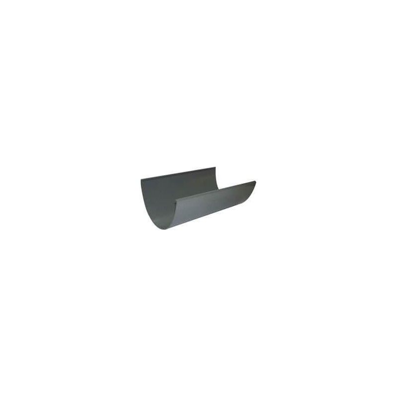 FloPlast Deepflow/ Hi-Cap Gutter - 115mm x 75mm x 4mtr Grey