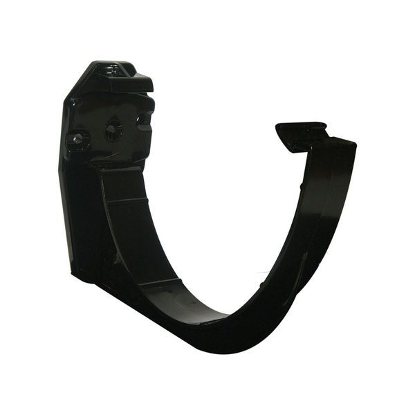 FloPlast Industrial/ Xtraflo Gutter Fascia Bracket - 170mm Black - Pack of 2
