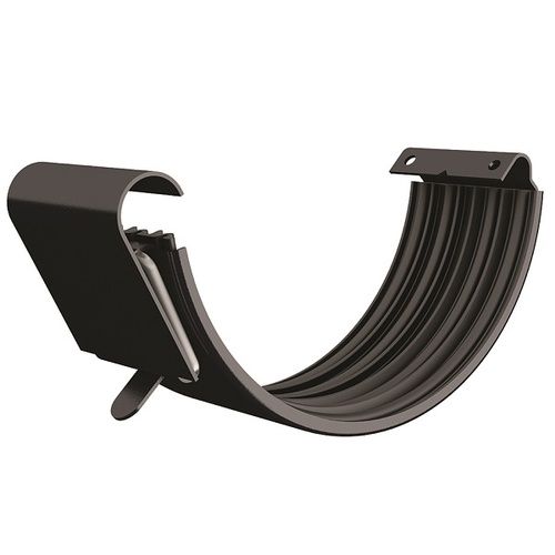 Lindab Steel Gutter Union - 150mm Black