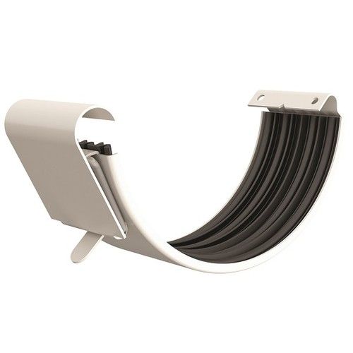 Lindab Steel Gutter Union - 150mm Antique White