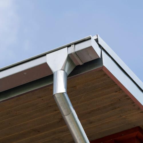 Lindab Magestic Rectangular Steel Gutter 210mm Flex-Fit Rafter Bracket - 140mm Galvanised