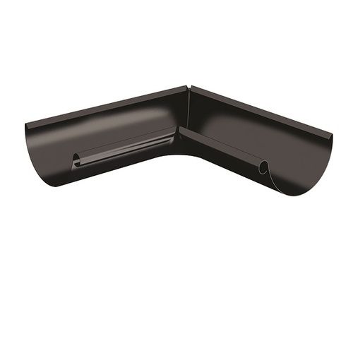 Lindab Steel Gutter Internal Angle 90 - 100mm Black