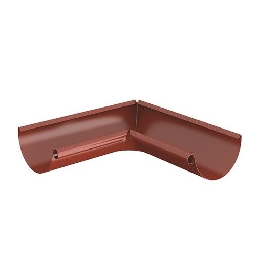 Lindab Steel Gutter Internal Angle 90 - 125mm Tile Red