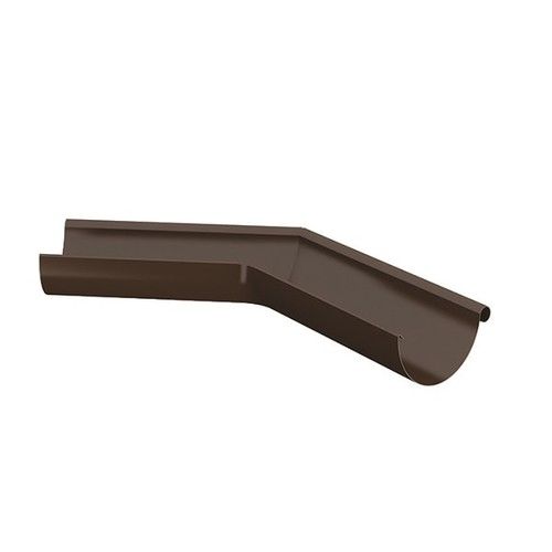 Lindab Steel Gutter External Angle 135 - 100mm Brown