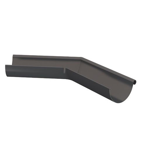 Lindab Steel Gutter External Angle 135 - 100mm Graphite