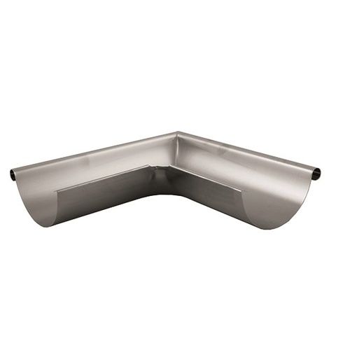 Lindab Magestic Steel Gutter External Angle 90 - 125mm Galvanised