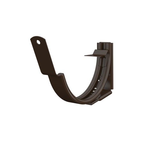 Lindab Steel Gutter Adjustable Fascia Bracket - 100mm Brown