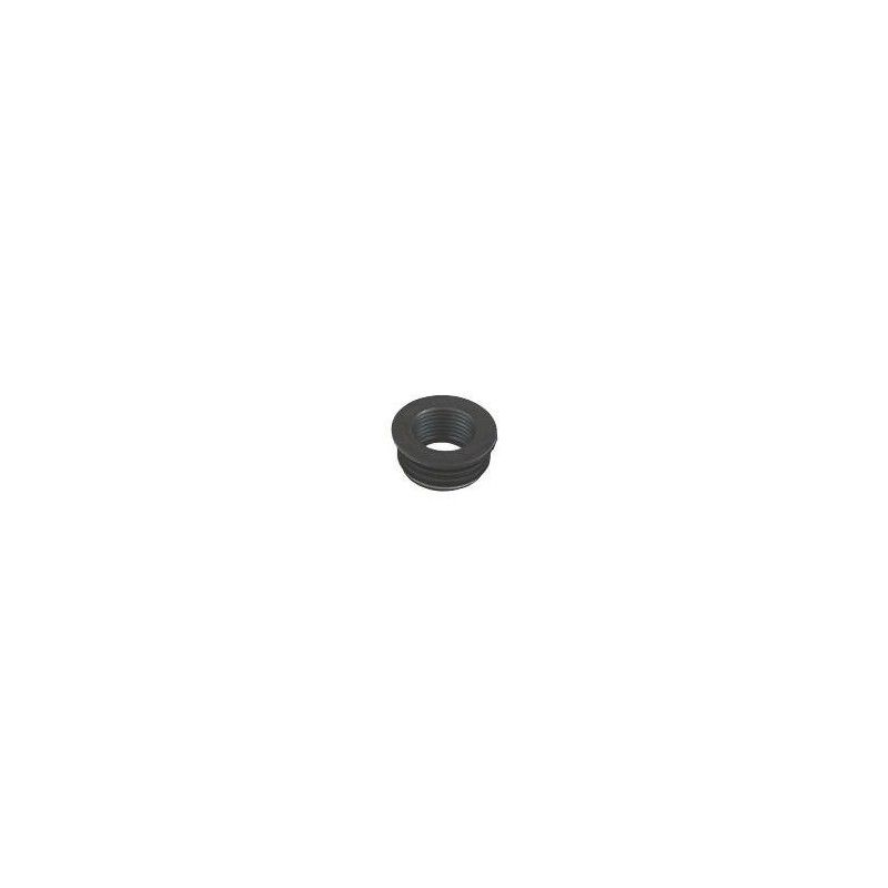 FloPlast Ring Seal Soil Rubber Boss Adaptor - 40mm Black