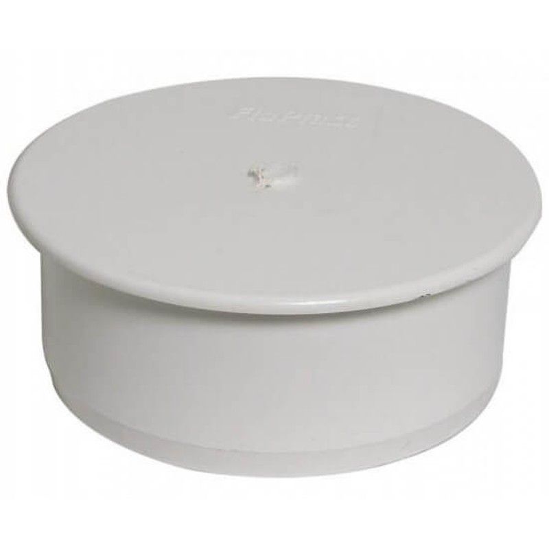 FloPlast Ring Seal Soil Socket Plug - 110mm White