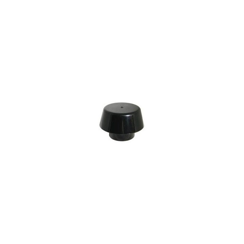 FloPlast Ring Seal Soil Vent Cowl - 110mm Black