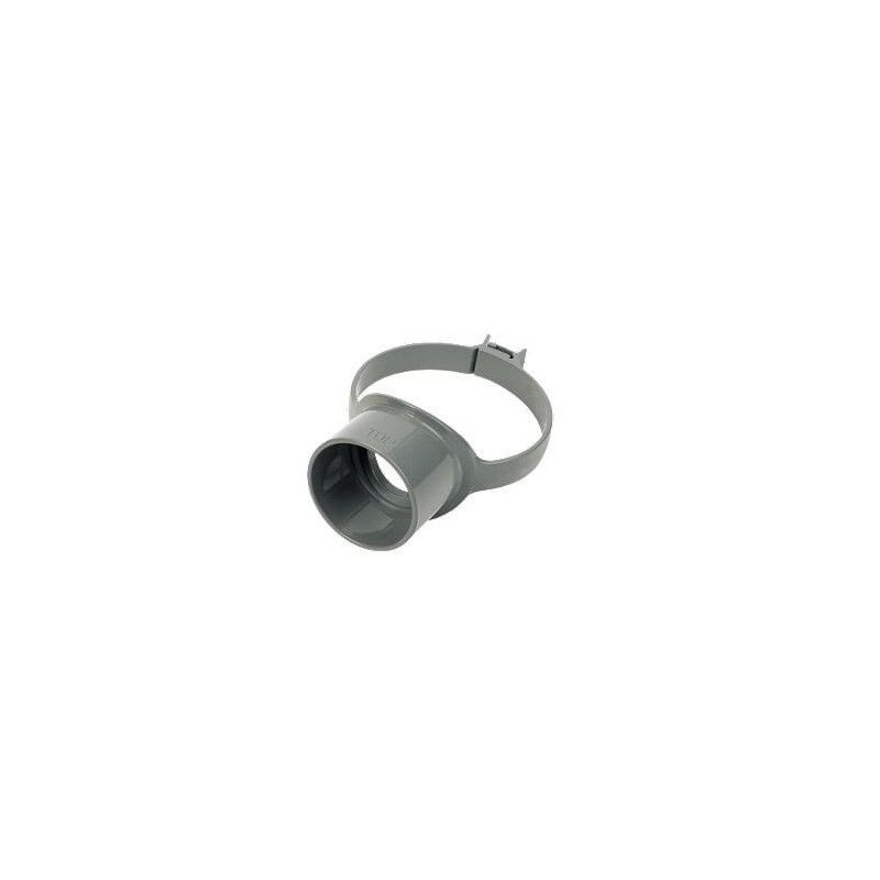 FloPlast Solvent Weld Soil Strap Boss - 110mm Grey