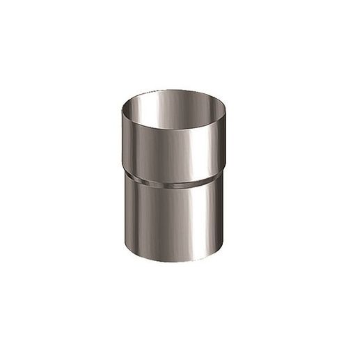 Lindab Magestic Steel Downpipe Connector - 100mm Galvanised