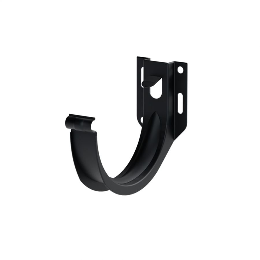 Galeco Steel Half Round Gutter Kit Black - 120mm Diameter