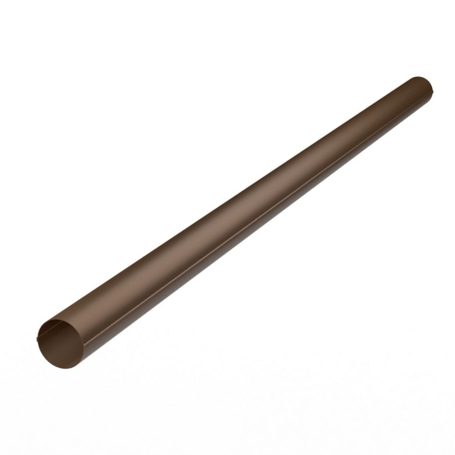Galeco Steel Round Hopper & Downpipe Kit Copper Effect - 87mm Diameter