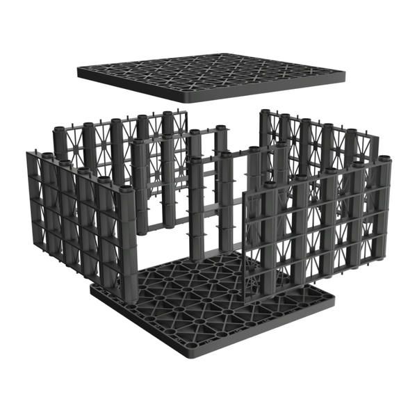 Rainsmart 65 Tonne Shallow Soakaway Crate Set Flat-Packed - 5 Cubic Metre Kit