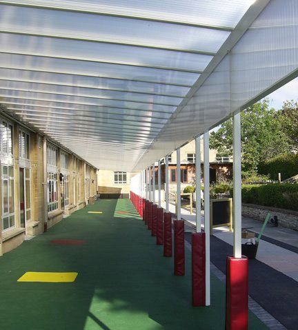 PolyX Storm Carport - 4mtr Length x 2mtr Projection