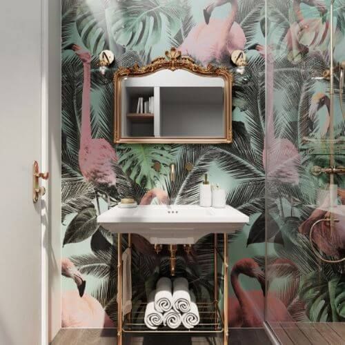 Acrylic Wall Panel - 1200mm x 2400mm x 4mm Flamingo