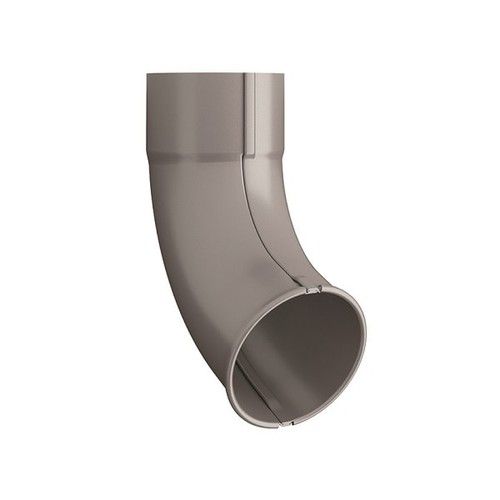 Lindab Steel Downpipe Shoe - 100mm Anthracite Metallic