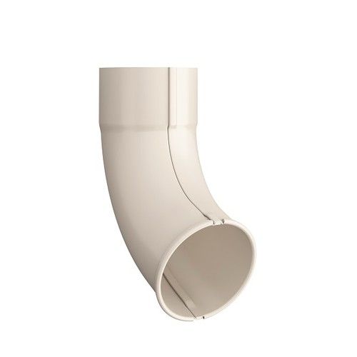 Lindab Steel Downpipe Shoe - 120mm Antique White