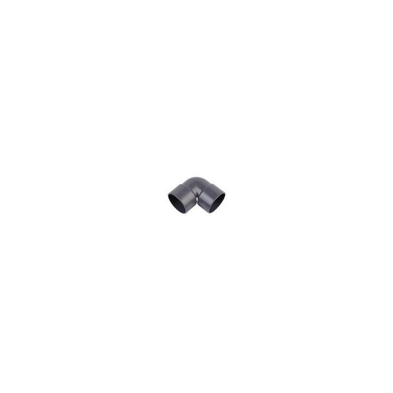 FloPlast Solvent Weld Waste Bend Knuckle - 90 Degree x 50mm Grey