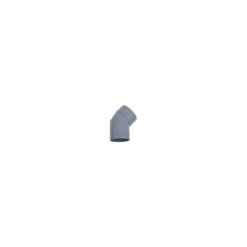 FloPlast Solvent Weld Waste Bend Swivel - 135 Degree x 40mm Grey