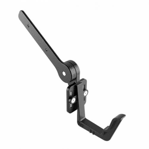 Cast Aluminium No46 Ogee Gutter Side Rafter Bracket - 125mm Black (9005 Leatherette)