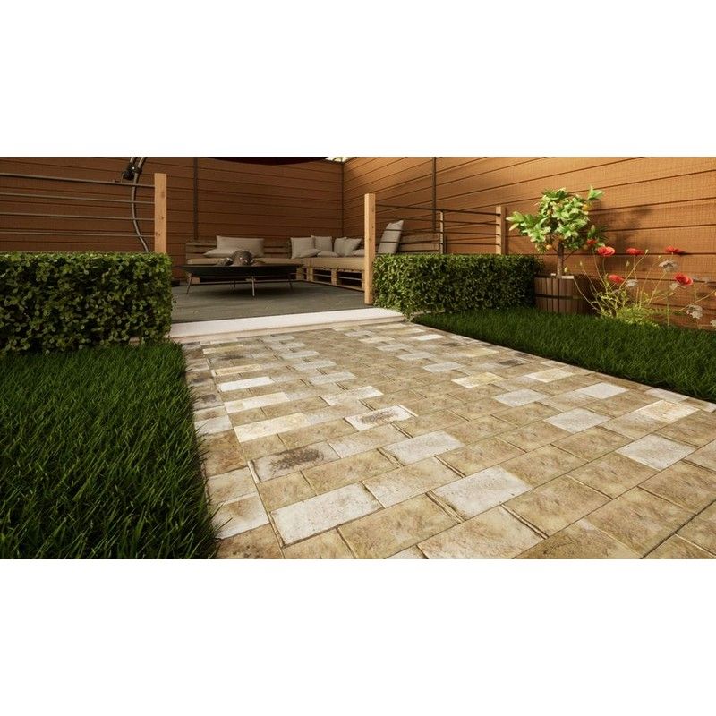 Clay Paving - 210mm x 100mm x 50mm London Mixture