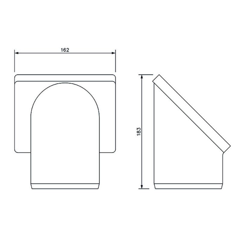 FloPlast Drainage Square Rodding Point Spigot - 110mm