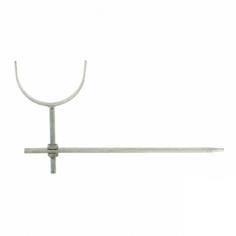 Cast Iron Deep Half Round Gutter Rise & Fall Bracket - 100mm Galvanised