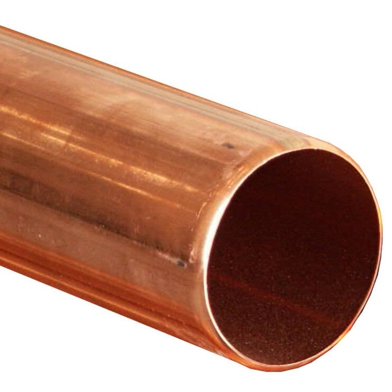 Copper Large Round Downpipe - 100mm x 2.4mtr Length